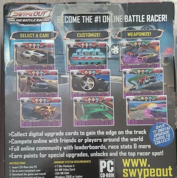 SPIN MASTER Swypeout Battle Racing PC Game Bundle with digital upgrade cards - Picture 5 of 11